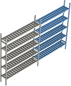 Стеллаж модульный линейный дополнительный POLAIR LOAD.ME POLY 16AL.5PP50.18Е