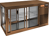 Витрина холодильная HICOLD VRL T 1100 R Bronze