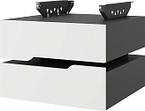 Тумба подвесная КОБОР T-2 black/premium