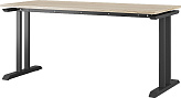Стол офисный КОБОР T-120/60 black/natural