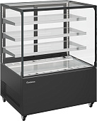 Витрина нейтральная Carboma KC78-130 N 1,5-1 COSMO (без агрегата)