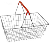 Корзина покупательская Корбис SB22-ZN красная