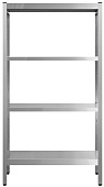 Стеллаж кухонный Luxstahl СУ-1800х1000х440