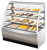 Витрина кондитерская Chilz VETE LUX 90 белый, вяз тоссини