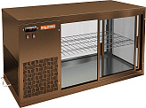 Витрина холодильная HICOLD VRL 900 L Bronze