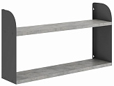 Полка КОБОР S1-100/20 black/chicago