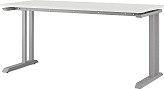 Стол офисный КОБОР L1-120/60 aluminum/premium