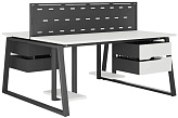 Стол офисный КОБОР TR/2-140/140 black/premium