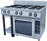 Плита газовая Grill Master Ф6ПДГ/800 (с газовой духовкой)
