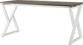 Стол офисный КОБОР W-120/60 white/charlston