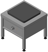 Плита-табурет электрическая Вулкан ETK 07 621228