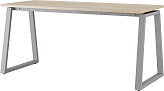 Стол офисный КОБОР TR-140/70 aluminum/natural