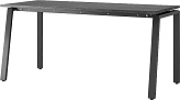 Стол офисный КОБОР AB-120/60 black/wood