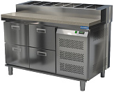 Стол холодильный для пиццы КАМИК СОП-041473К