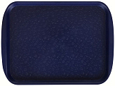 Поднос Luxstahl 330х260 мм темно-синий