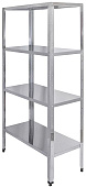 Стеллаж кухонный Luxstahl СР-1800x600x300/4