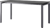 Стол офисный КОБОР P-140/70 graphite/wood