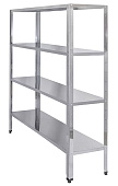 Стеллаж кухонный Luxstahl СР-1800x1500x600/4