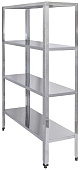 Стеллаж кухонный Luxstahl СР-1800x1100x700/4