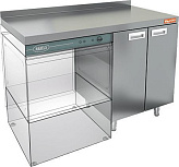 Стол закрытый HICOLD НБМСЗКП-12/6БЛ (Увеличенная столешница)