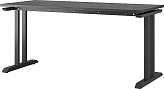 Стол офисный КОБОР T-140/70 black/wood