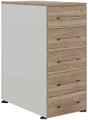 Тумба приставная КОБОР TS5-40/60 white/natural