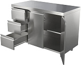 Стол производственный ATESY СТ-С-1100.600-02-Р-3Л