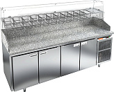 Стол для пиццы HICOLD PZ3-1111/SN камень (без витрины)